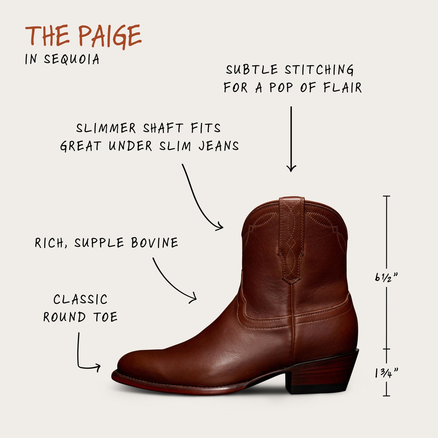 The Paige Boot - Sequoia