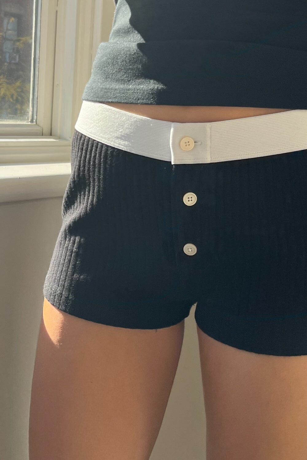 Boy Short Thick Ribbed Underwear