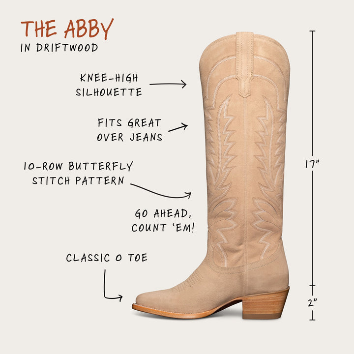 The Abby Boot - Driftwood